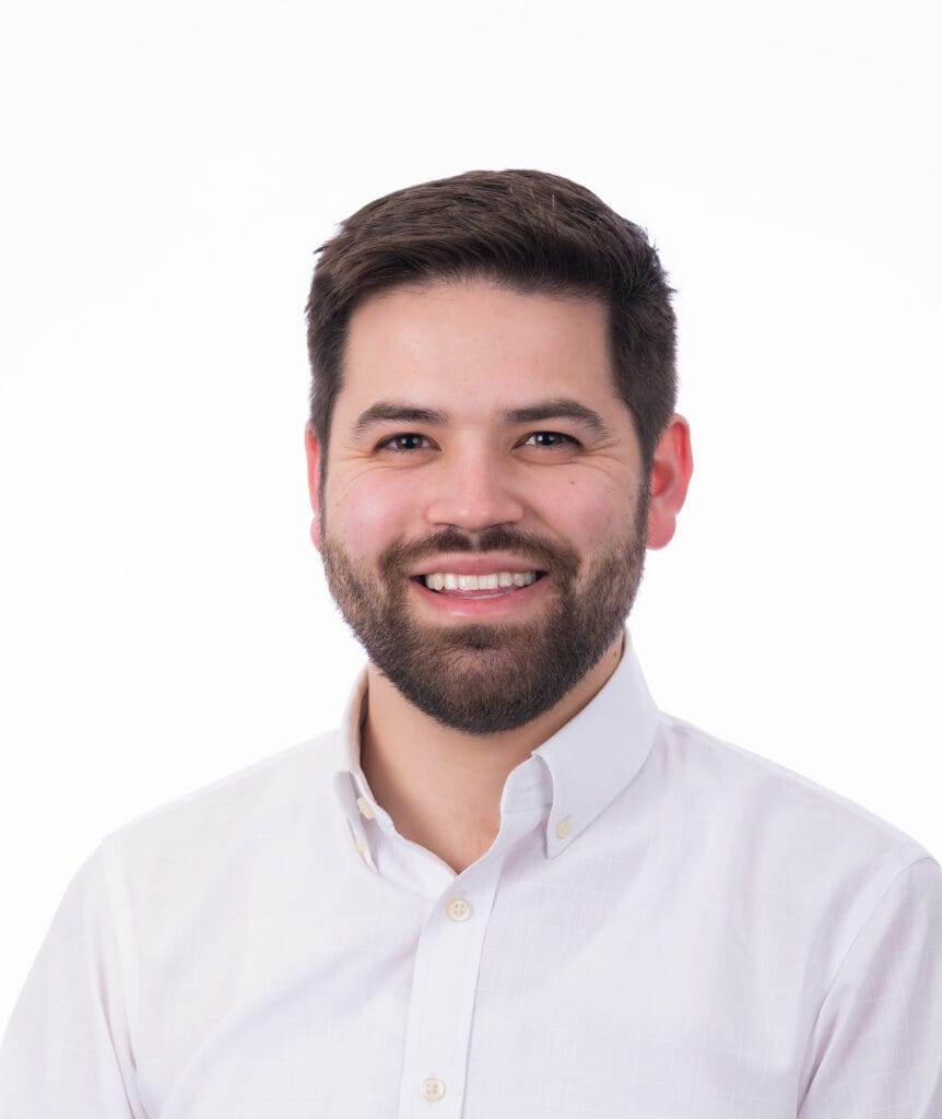 Marcel DeMossiac portrait from the NGM Photonics engineering team.